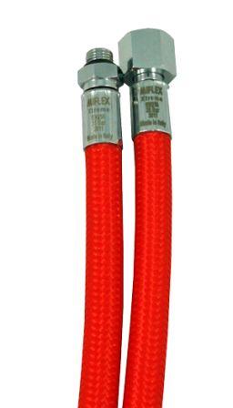 [MF60180] Latiguillo Miflex para regulador 75cm (Rojo)